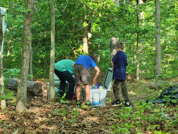 Patrol activity at the campsite